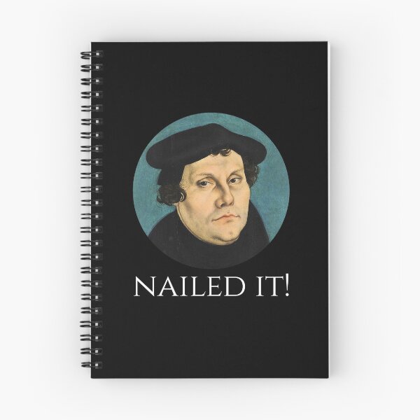 Item preview, Martin Luther - Nailed It! - Funny Protestant Christianity designed and sold by Styrman.