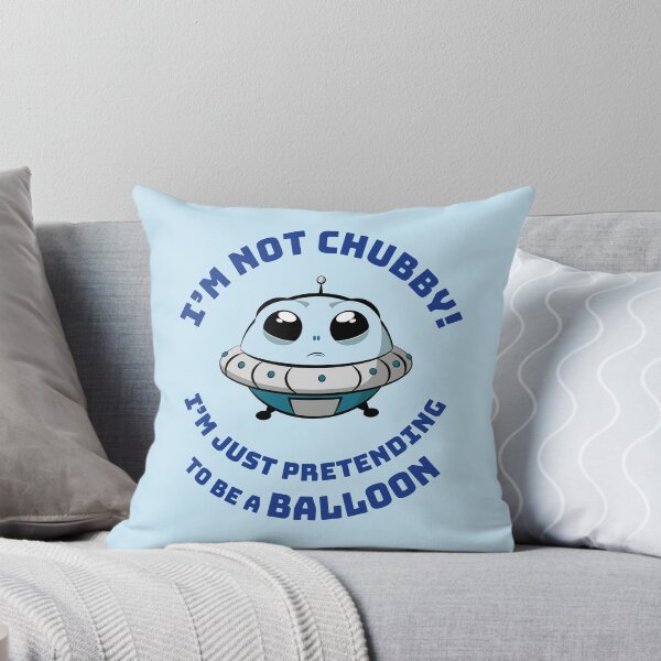 Item preview, I'm not chubby spy balloon designed and sold by withasmiledsgn.