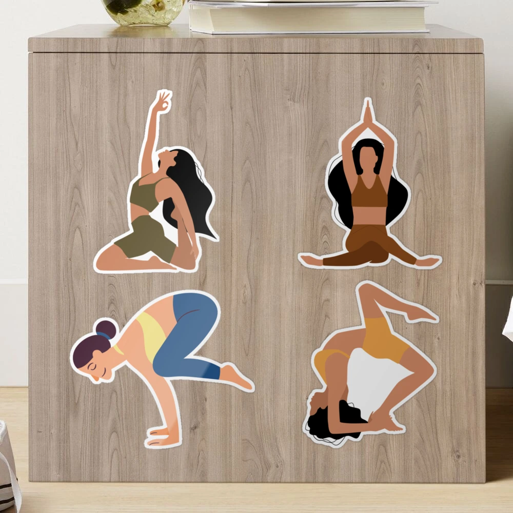 Yoga stickers for planners, ID 0067/0571/0572 – mamagloriashop
