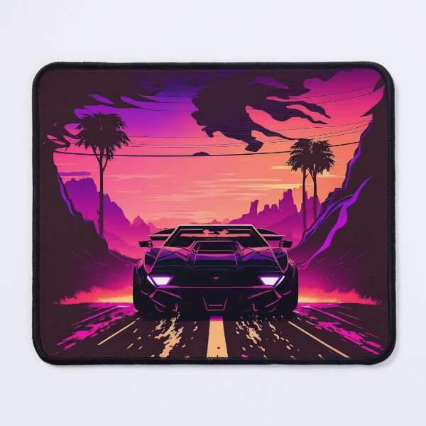 Item preview, Synthwave Sports Car designed and sold by Synthtier.