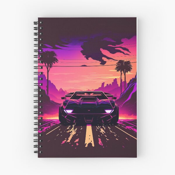 Item preview, Synthwave Sports Car designed and sold by Synthtier.