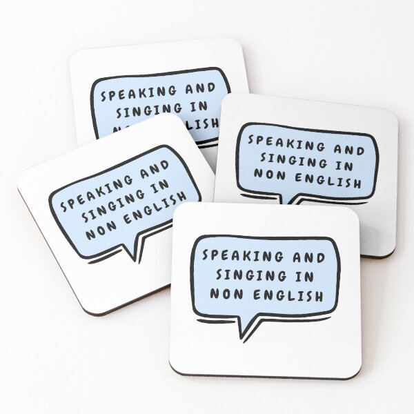 Item preview, Speaking And Singing In Non English designed and sold by LionRoxTee.