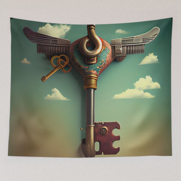 Item preview, Keys to Flight Digital Painting designed and sold by CodeAndColors.