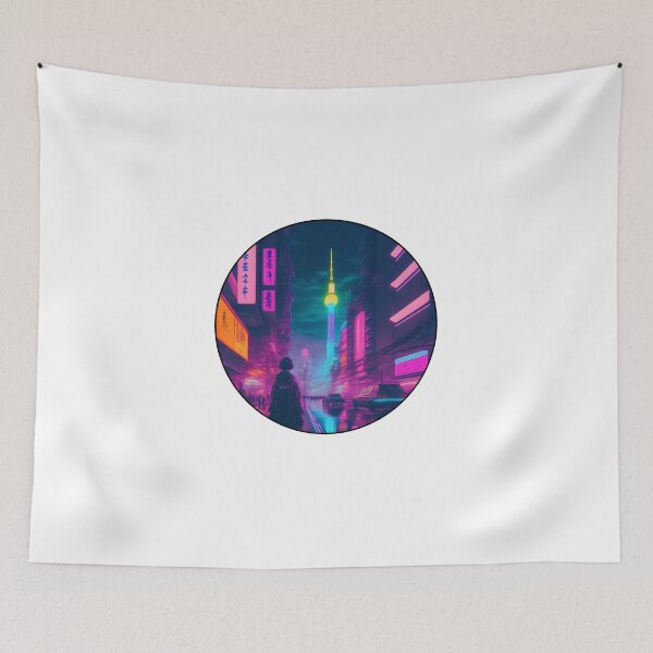 Item preview, tokyo neon signs road designed and sold by AmonRa16.