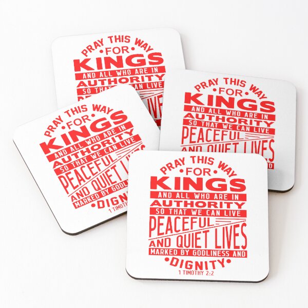Item preview, Pray For Kings and All In Authority 1 Timothy 2:2 designed and sold by plushism.