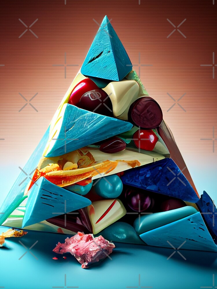 Aperçu 5 sur 5. Robe trapèze avec l'œuvre Candy Pyramid Spectacle Digital Painting créée et vendue par CodeAndColors.