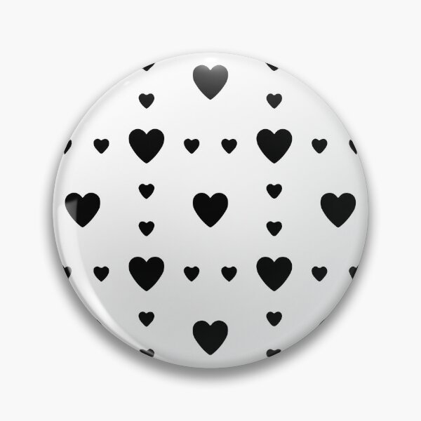 Item preview, Hearts pattern seamless black and white vector illustration designed and sold by Mahe-Art.
