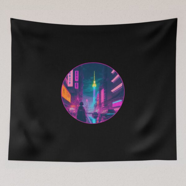 Item preview, Tokyo neon signs road p designed and sold by AmonRa16.
