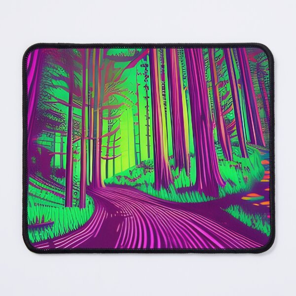 Item preview, Neon Psychedelic Forest designed and sold by brandway.