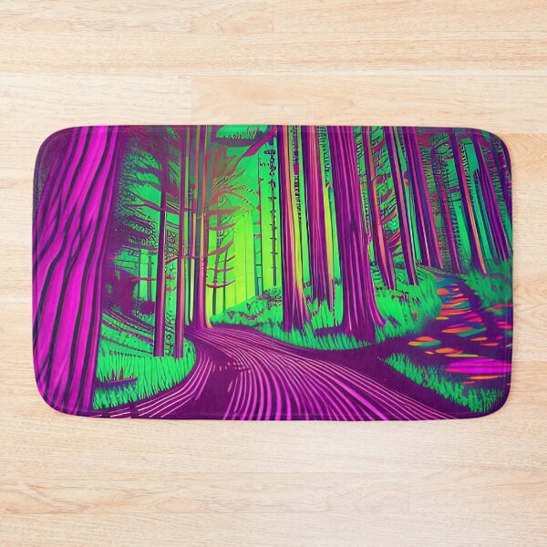 Item preview, Neon Psychedelic Forest designed and sold by brandway.