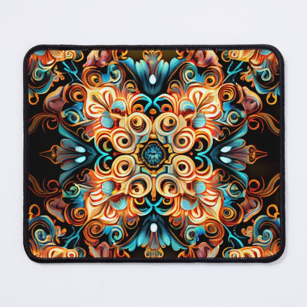 Item preview, Dazzling Grand Maximalist Pattern Digital Painting designed and sold by CodeAndColors.