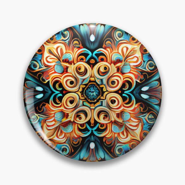 Artikelvorschau, Dazzling Grand Maximalist Pattern Digital Painting entworfen und verkauft von CodeAndColors.