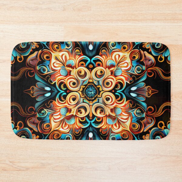 Item preview, Dazzling Grand Maximalist Pattern Digital Painting designed and sold by CodeAndColors.