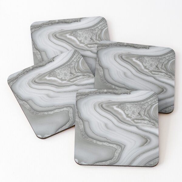 Item preview, Silver Grey Marble Elegant Luxury Texture designed and sold by artsandsoul.