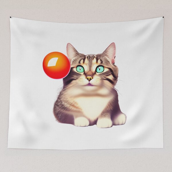 Item preview, Cat Playing With a Ball Of String designed and sold by Sahil Randhawa.