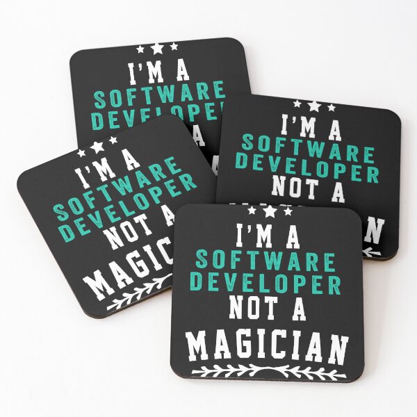 Item preview, I'M A Software developer NOT A MAGICIAN designed and sold by ZEDSOU ⭐⭐⭐⭐⭐.