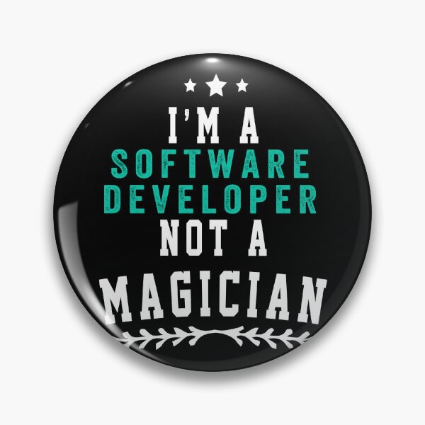 Item preview, I'M A Software developer NOT A MAGICIAN designed and sold by ZEDSOU ⭐⭐⭐⭐⭐.
