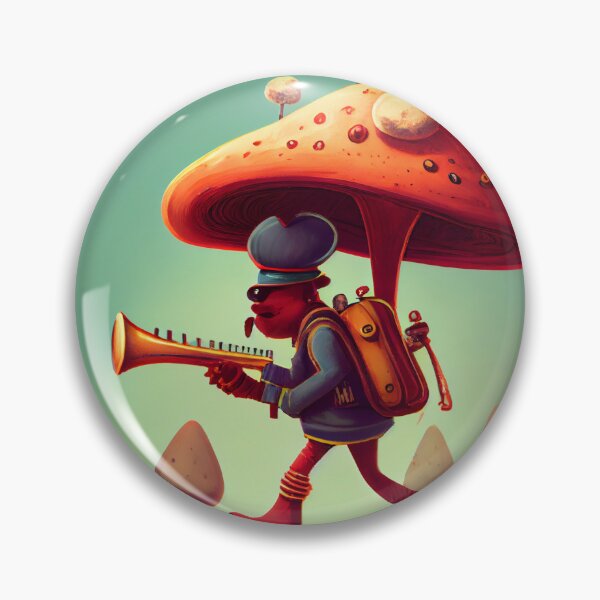 Artikelvorschau, Marching with Fungus and Jam Digital Painting entworfen und verkauft von CodeAndColors.
