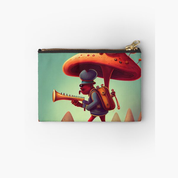 Artikelvorschau, Marching with Fungus and Jam Digital Painting entworfen und verkauft von CodeAndColors.