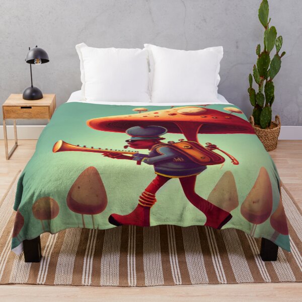 Item preview, Marching with Fungus and Jam Digital Painting designed and sold by CodeAndColors.