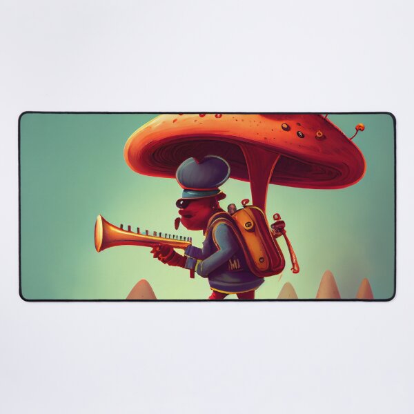 Artikelvorschau, Marching with Fungus and Jam Digital Painting entworfen und verkauft von CodeAndColors.
