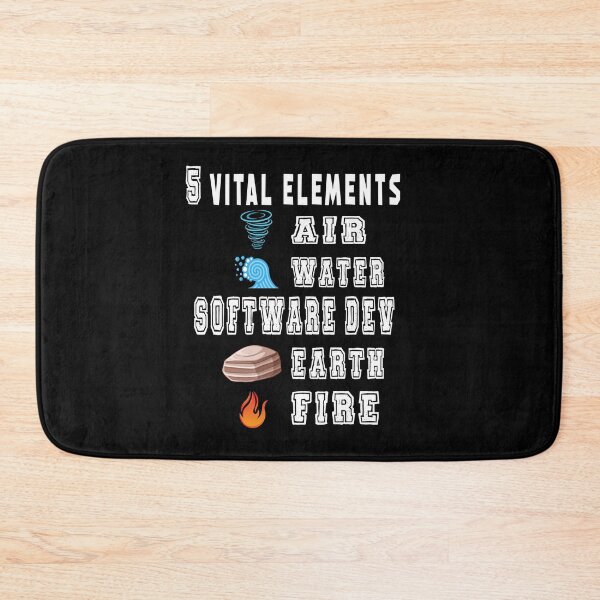 Item preview, Software developer 5 VITAL ELEMENTS  designed and sold by ZEDSOU ⭐⭐⭐⭐⭐.