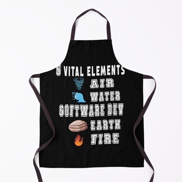 Item preview, Software developer 5 VITAL ELEMENTS designed and sold by ZEDSOU ⭐⭐⭐⭐⭐.