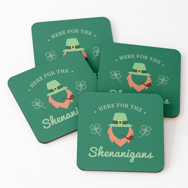 Item preview, Here For The Shenanigans - Beard Leprechaun designed and sold by meliseflores.