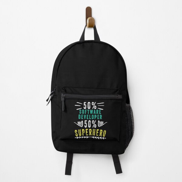 Item preview, 50% Software developer 50% SUPERHERO designed and sold by ZEDSOU ⭐⭐⭐⭐⭐.