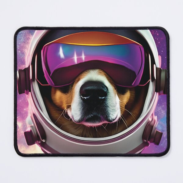 Item preview, Astronaut Dog Steampunk Style, Made with AI designed and sold by Awokken.