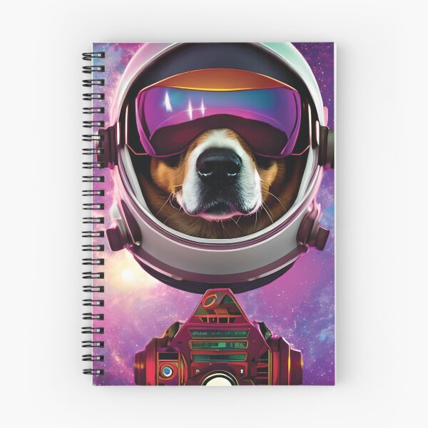 Item preview,  Astronaut Dog Steampunk Style, Made with AI designed and sold by Awokken.