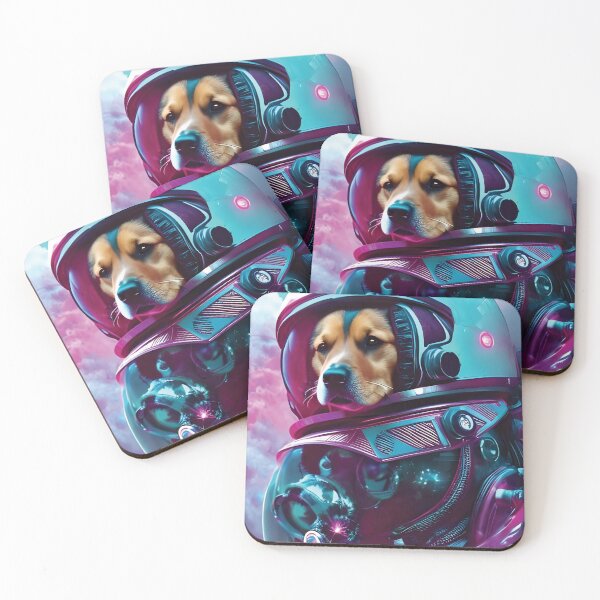 Item preview, Astronaut Dog Steampunk Style, Made with AI designed and sold by Awokken.