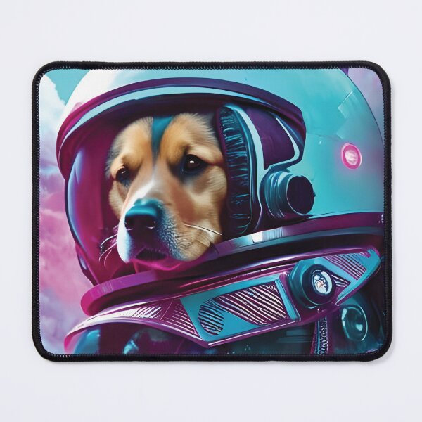 Item preview, Astronaut Dog Steampunk Style, Made with AI designed and sold by Awokken.