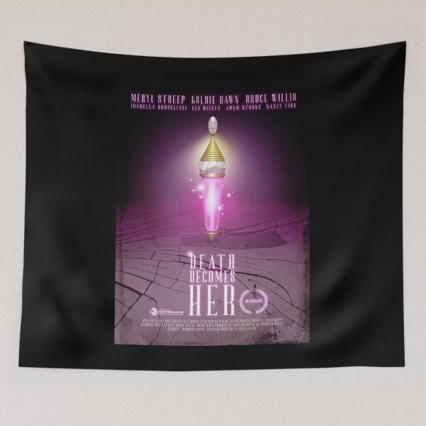 Item preview, Poster Death Becomes purple designed and sold by MarceloHowe.