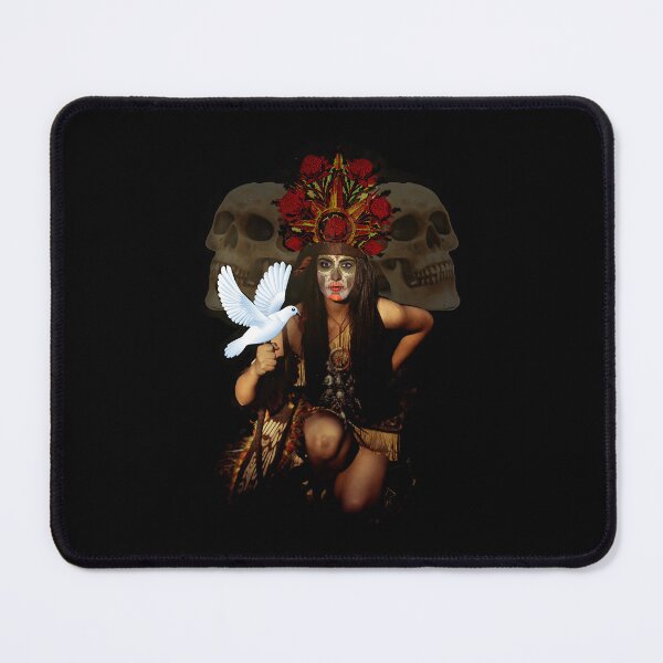 Item preview, holy death with white dove art designed and sold by MarceloHowe.
