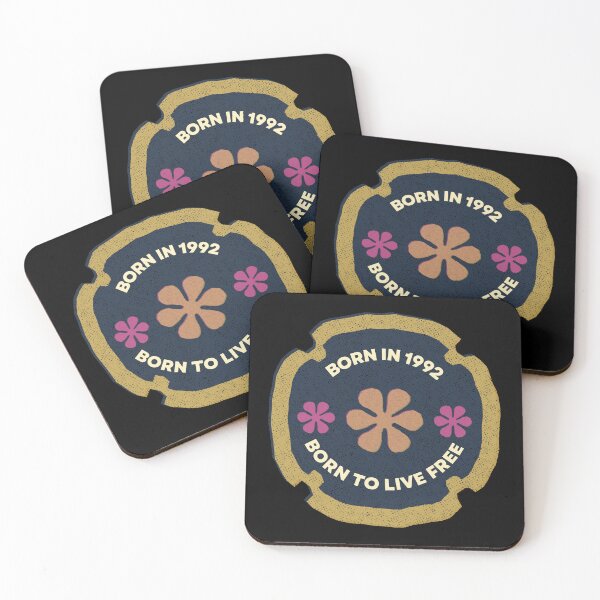 Item preview, Born in 1992 Born to Live Free Retro Design Birthday Gift Idea designed and sold by RetroDesignsNW.