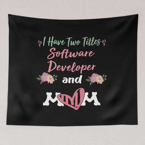 Item preview, Software developer Mom  designed and sold by ZEDSOU ⭐⭐⭐⭐⭐.