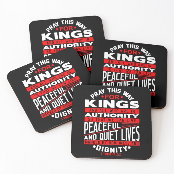 Item preview, Pray For Kings and All In Authority 1 Timothy 2:2 designed and sold by plushism.