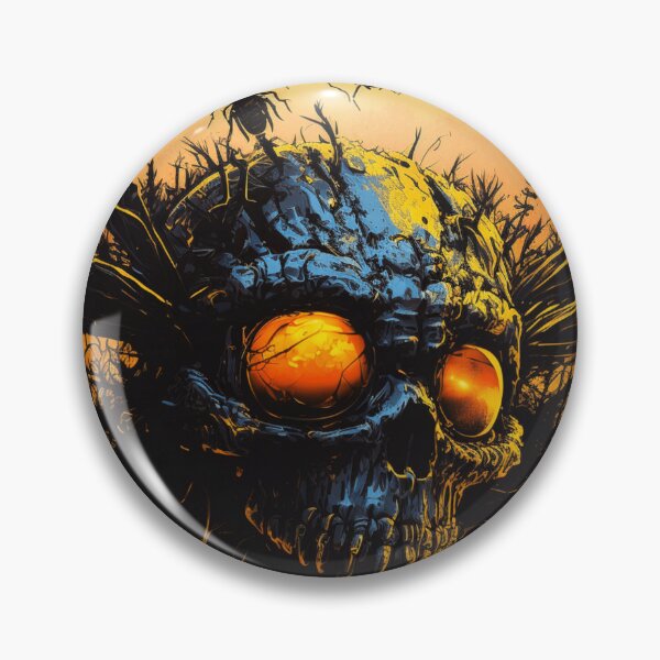 Item preview, Winged Post Apocalyptic Cyberpunk Skull And Insects designed and sold by Nightarcade.