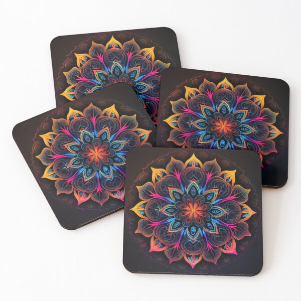 Item preview, Beautiful Neon Mandala designed and sold by Dudilis.