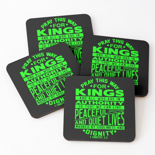 Item preview, Pray For Kings and All In Authority 1 Timothy 2:2 designed and sold by plushism.