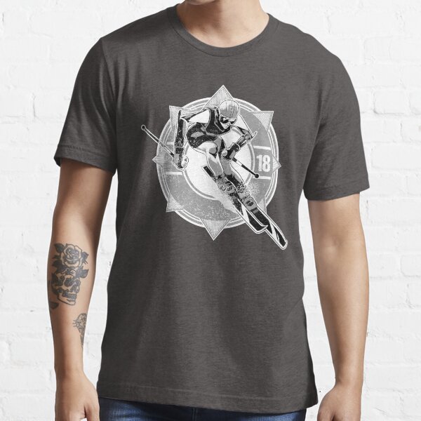 "Downhill Skiing" Tshirt by styleuniversal Redbubble ski tshirts