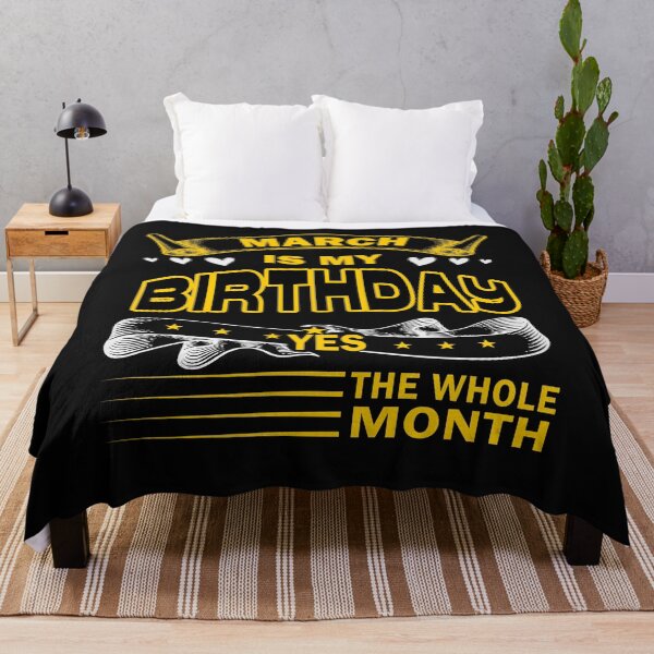 Item preview, March Birthday Tee Women and Men Funny March is my Birthday designed and sold by ZANNIX.