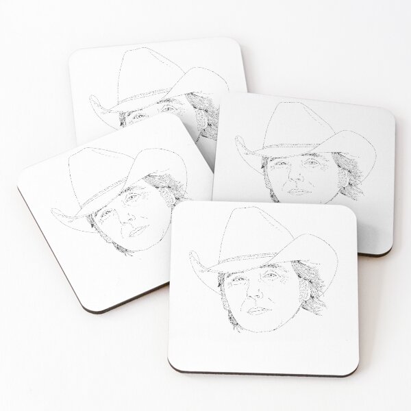 Item preview, Pencil art Dwight Yoakam Country Music Style T Shirt designed and sold by LuyLuong.
