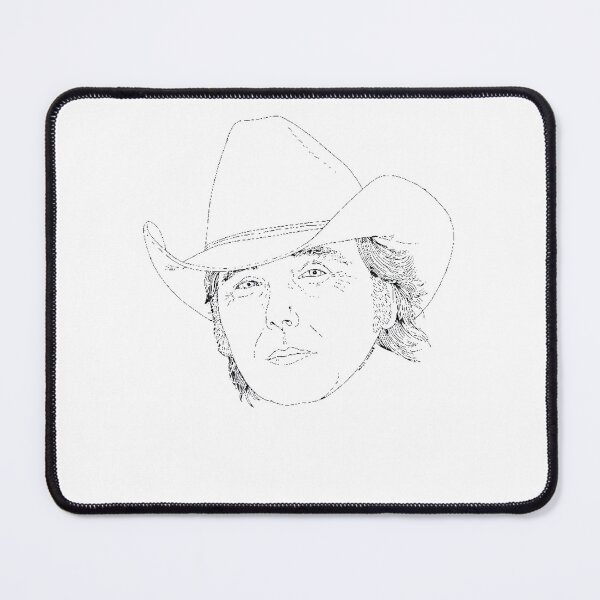 Item preview, Pencil art Dwight Yoakam Country Music Style T Shirt designed and sold by LuyLuong.