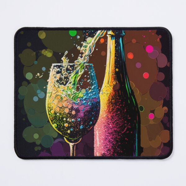 Item preview, Pop Art Wine Poster Sparkling Wine  designed and sold by Alper Billik.