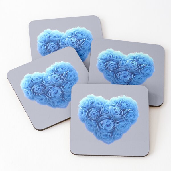 Item preview, Blue Roses Heart designed and sold by Digiheart.
