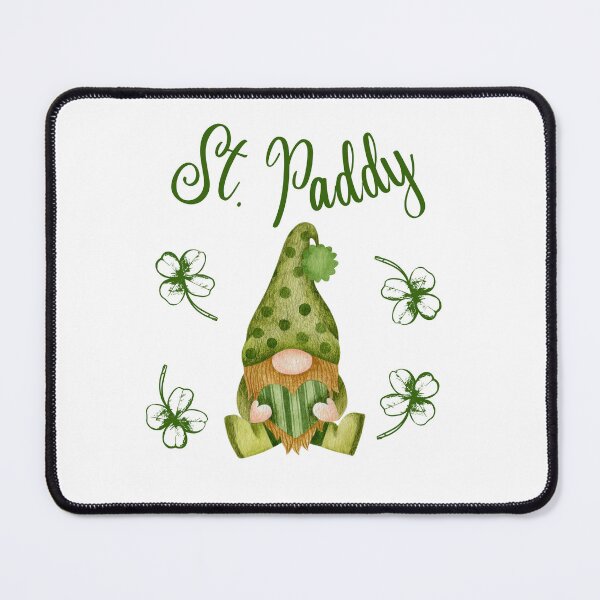 Item preview, St. Paddy watercolor pattern shamrock  designed and sold by HappyVibesAlert.