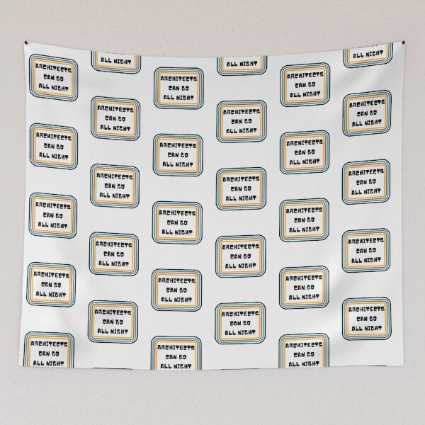Item preview, Architects Can Go All Night - Funny Text designed and sold by SLGA-Designs.