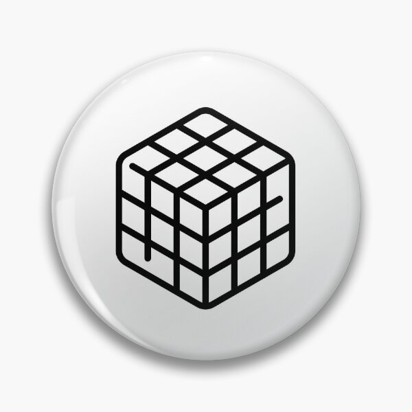 Item preview, Rubik's Cube Outline designed and sold by CowJez.
